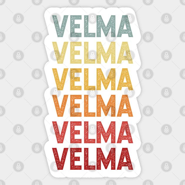 Velma Vintage Name Gift Sticker by CoolDesignsDz